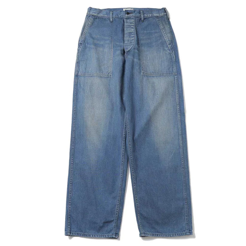 HERILL 25AW US Navy Denim Trousers